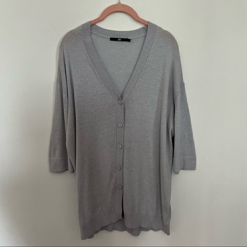 JARBO Oversized Button Cardigan 6-10 - Picture 2 of 10